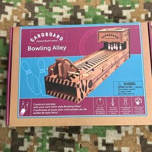 Retro-style Cardboard Constructions Bowling Alley Game.